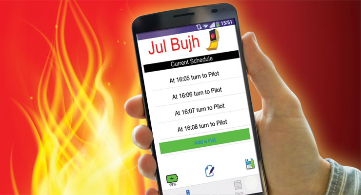 Jul bujh: A Geyser timer device to monitor and control gas bill